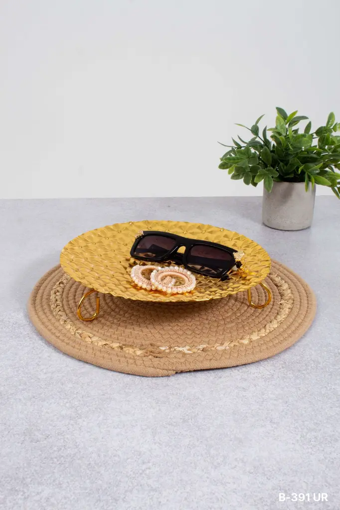 Bandeja Decorativa Dorada REF B-391 (3).webp