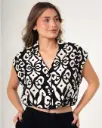Camisa sisa hombro caído