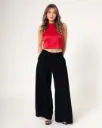 Pantalon bota ancha.