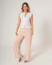 Blusa sisa, frente tela fantasía crudo (10101748) 