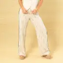 Pantalón bota recta con correa negro (1196319)
