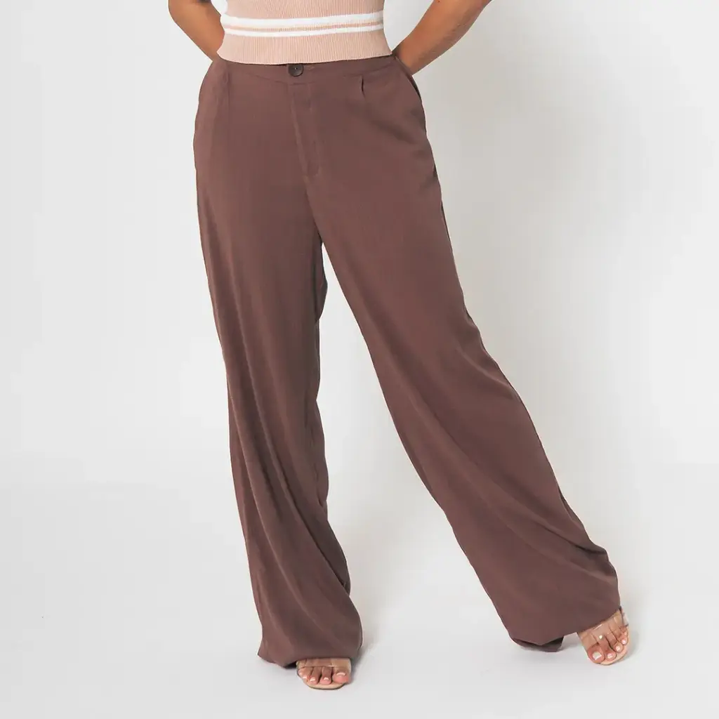 Pantalón bota recta pretina comb.