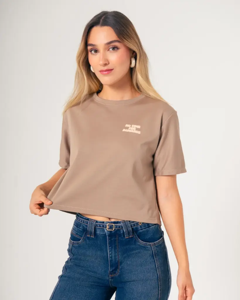 Camiseta Corta Beisbolera no time for romance (0303)