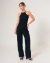 Pantalón Bota Recta Basico Negro (S11831)