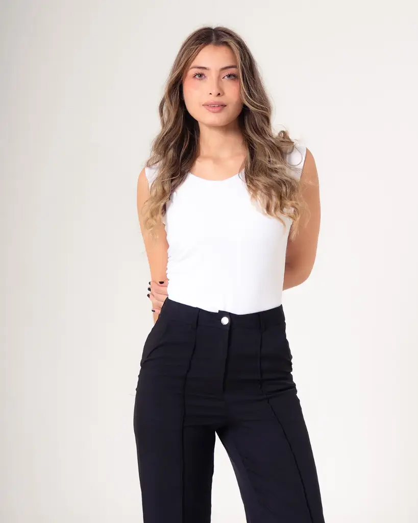 Body Sisa Surcido En Hombro Y Costado beige (S11644)