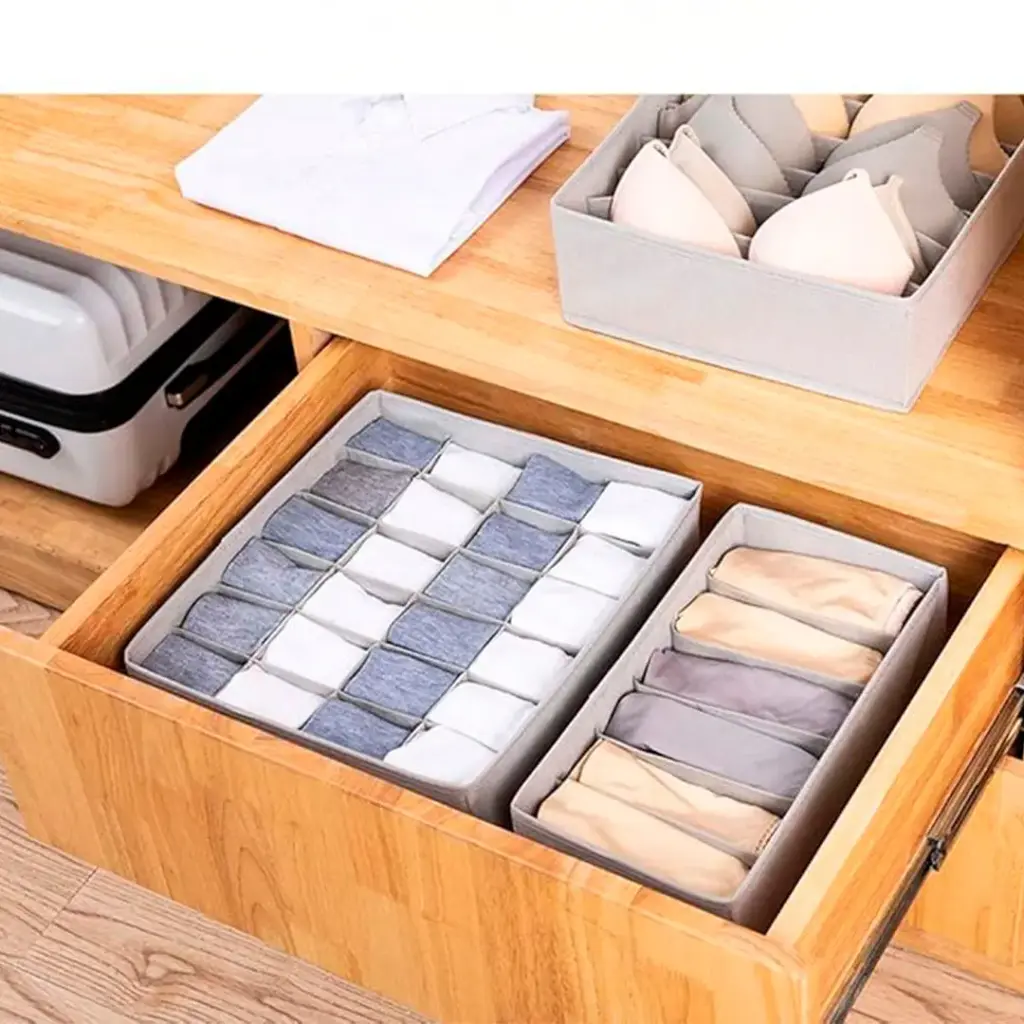 ORGANIZADOR ROPA 8 COMPARTIMIENTOS