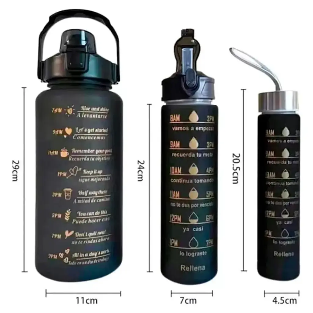 TERMO X3 PLASTICO NEGRO