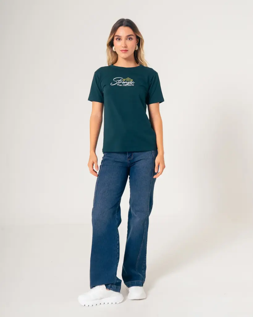 Camiseta Básica Estampado stronger (2306)