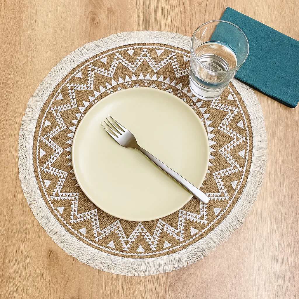 INDIVIDUAL FIQUE MANDALA NEGRA