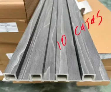 Panel Ranurado X1 gris ceniza Canales Gruesas 16x290