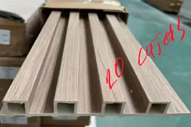 Panel Ranurado X1 Beige roble Canales Gruesas 16x290