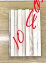 Panel Ranurado X1  Canales Gruesas roble blanco 16x290