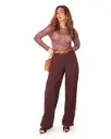Body en mesh manga larga CAFÉ BAMBI (BODY-33 )