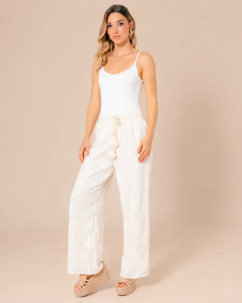 Blusa top basico tiras NATURAL (969 LARGA)