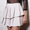 FALDA CORTA BEIGE TS BEIGE