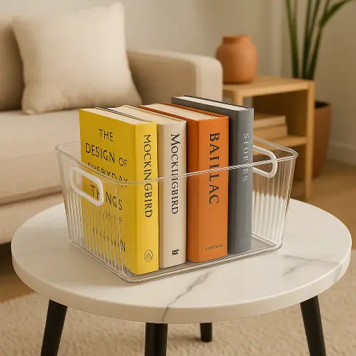 [680] Caja Organizadora Rectangular Grande Acrílica