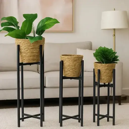 [B-096B] Cesta Almacenamiento Fique Mediano B