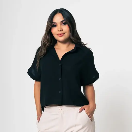 Camisera manga corta seguida.