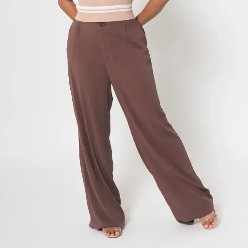 Pantalón bota recta pretina comb.