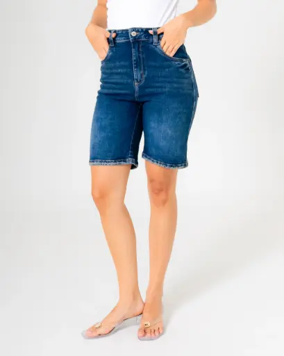 Short Tipo Bermuda Corta azul medio (1894)