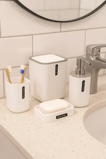 [M-308] SET DE BAÑO X4 PIEZAS