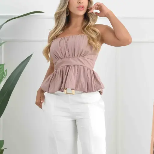 [53821] BLUSA 53821 BEIGE TM BEIGE